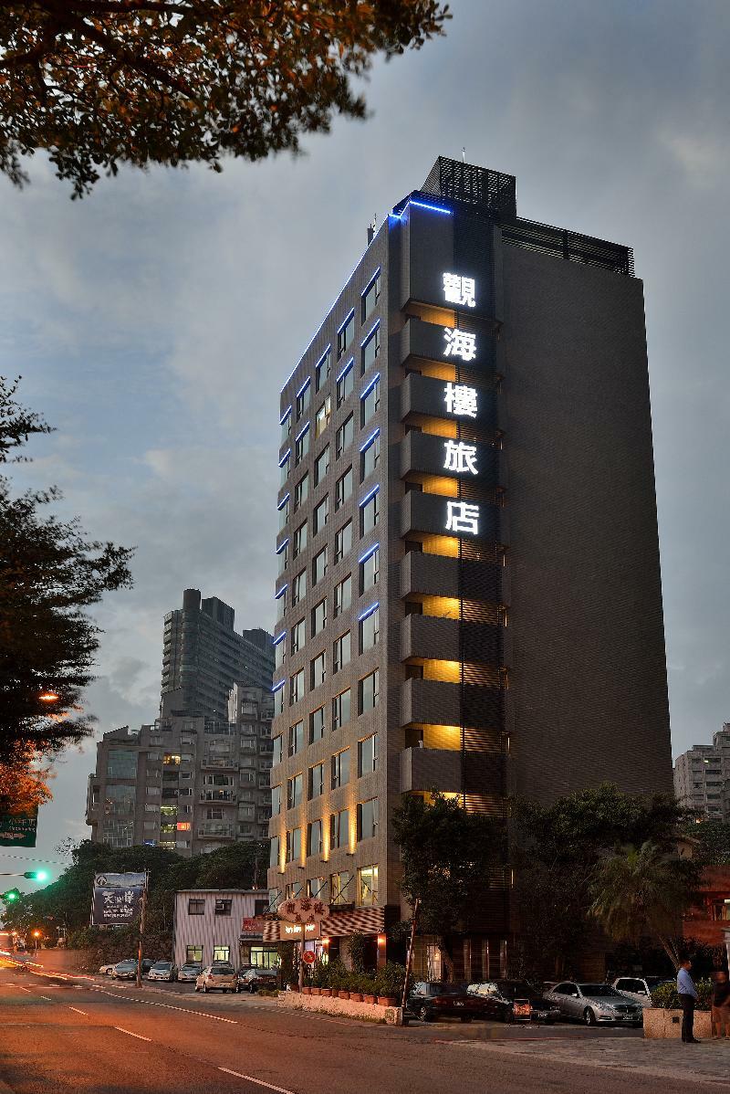觀海樓海景大飯店 Hotel Cloud Riverside Tamsui Exteriör bild